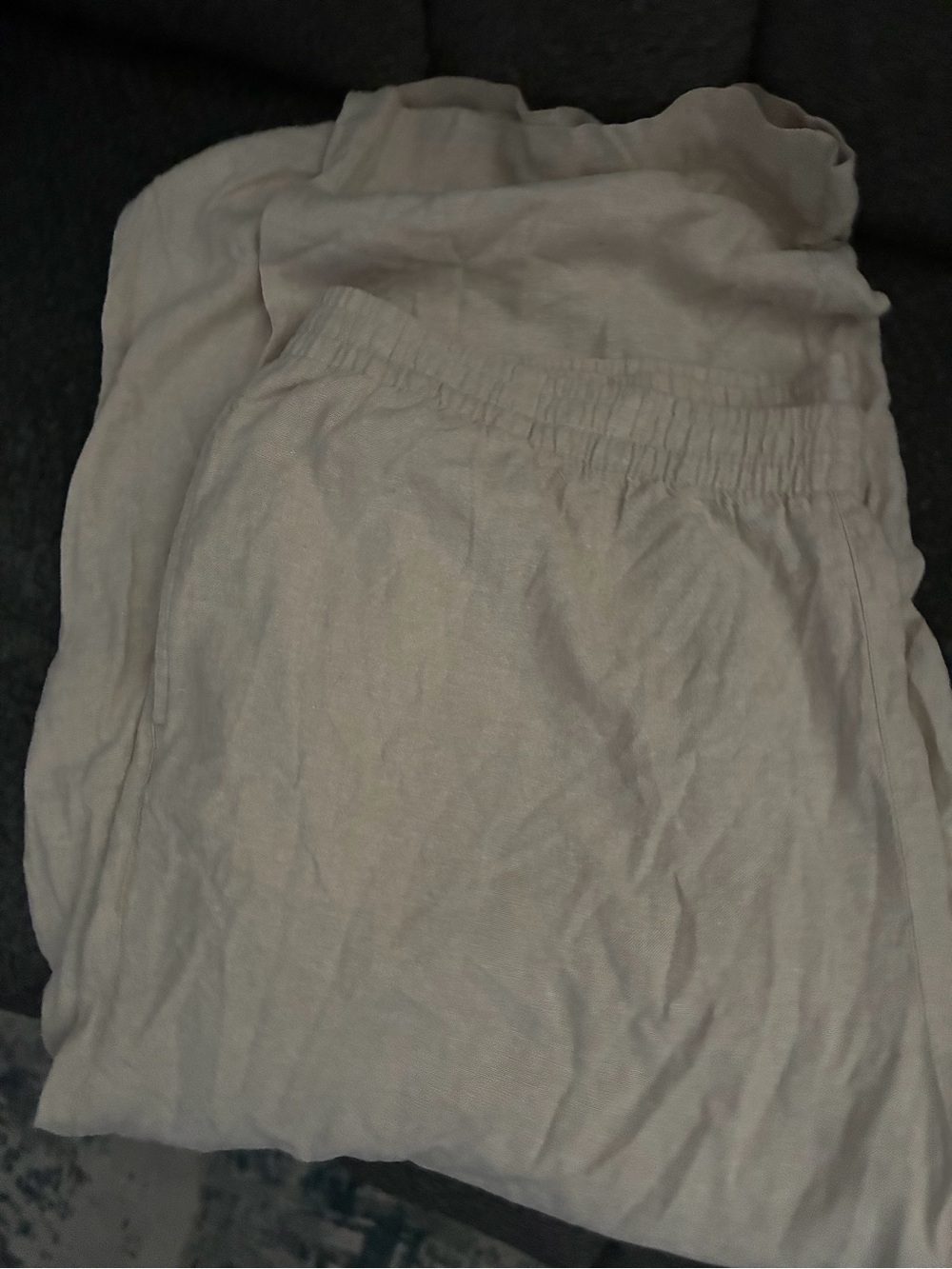 Old Navy Beige Wide Leg Lounge Pants